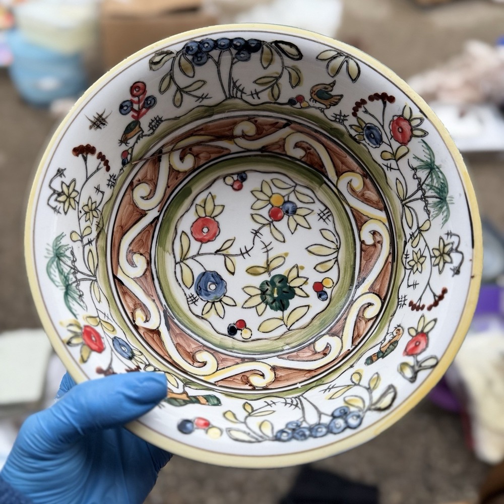 Temptations by Tara Old World Soup Salad Bowl‎ 10"